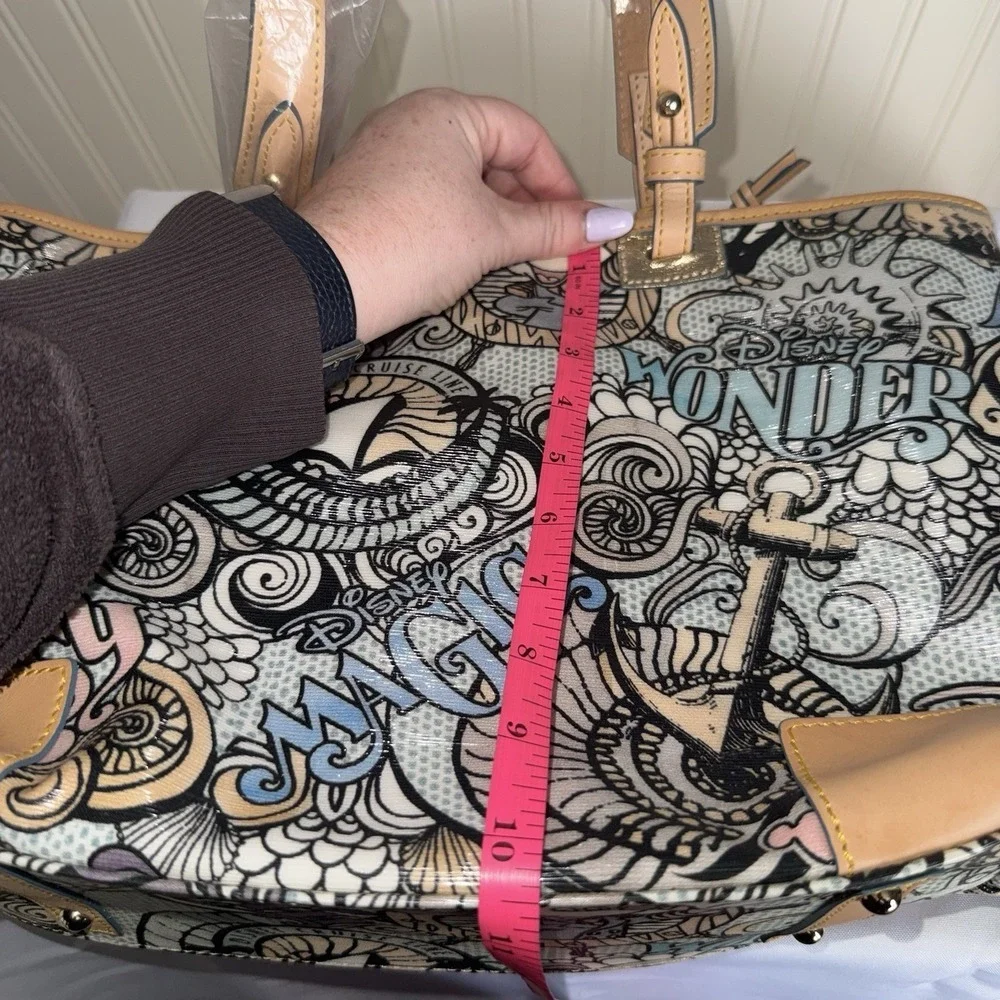 Dooney & Bourke Disney Inaugural Sailings 2012-2013 Large Tote Bag Purse NEW